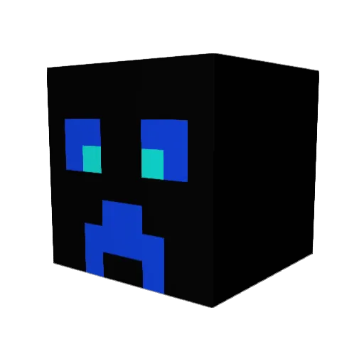 Musketieryouri Minecraft avatar head, 3D render