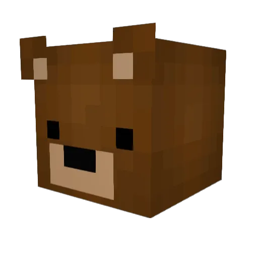 MuslimKnight Minecraft avatar head, 3D render