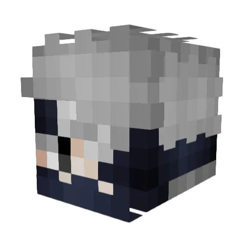 Musoisy210 Minecraft avatar head, 3D render