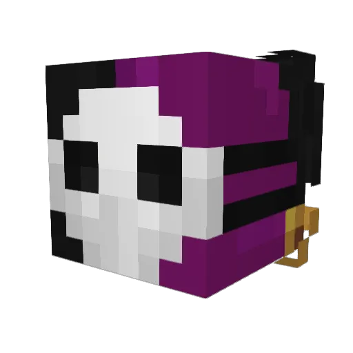 Musselman Minecraft avatar head, 3D render