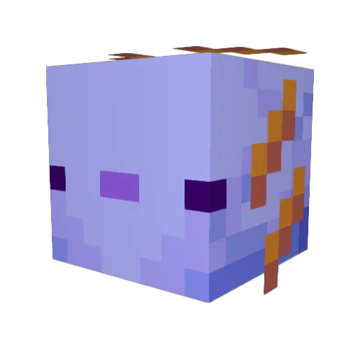 Musta_ai Minecraft avatar head, 3D render