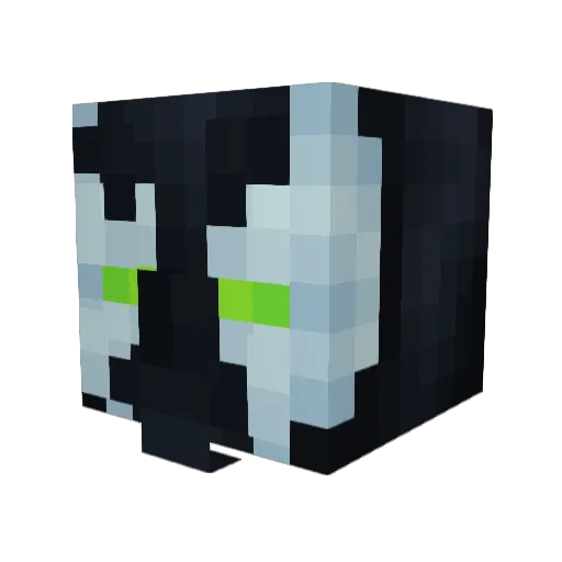 MustafaCetinkaya Minecraft avatar head, 3D render