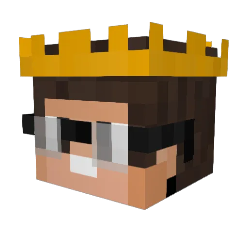 MustafaULAN Minecraft avatar head, 3D render