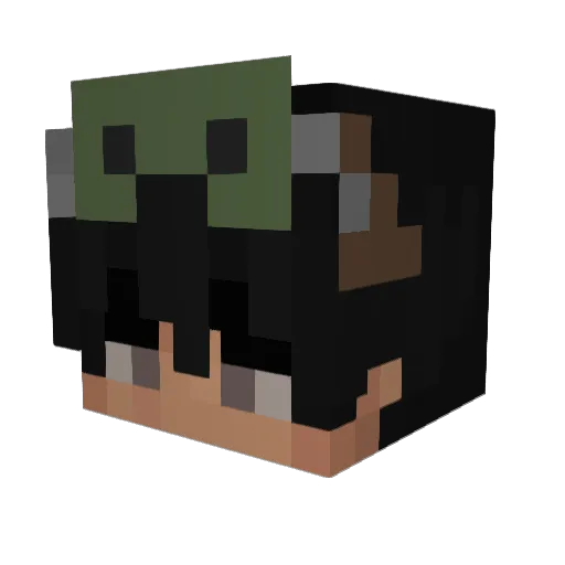 MustangKoschei Minecraft avatar head, 3D render