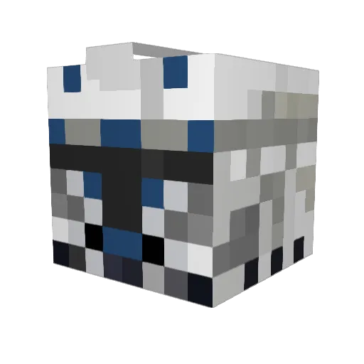 MustangsRock27 Minecraft avatar head, 3D render