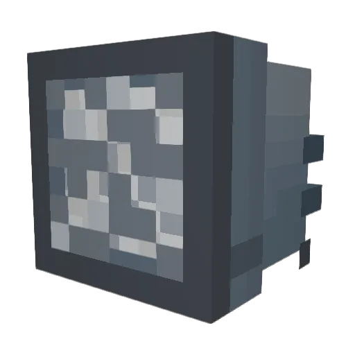 MustardMash Minecraft avatar head, 3D render