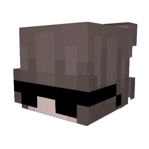 MustardSyd07 Minecraft avatar head, 3D render