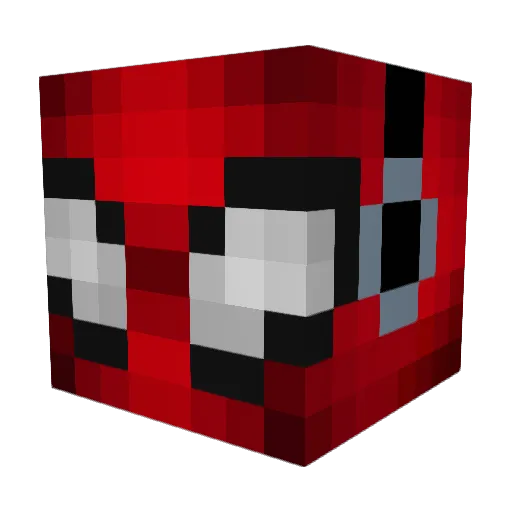Mustardjamiss Minecraft avatar head, 3D render