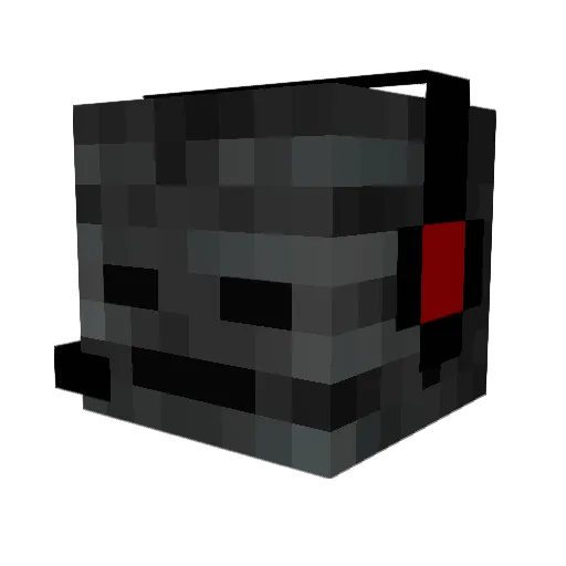 Musty353 Minecraft avatar head, 3D render