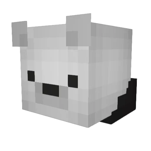 Musty7564 Minecraft avatar head, 3D render