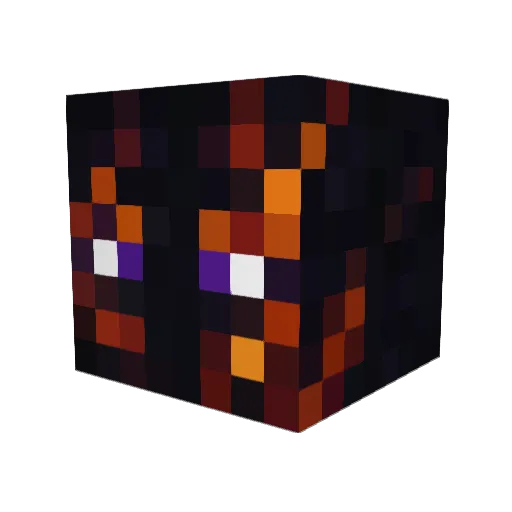 MustyBawls Minecraft avatar head, 3D render