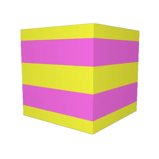 Musubi3000 Minecraft avatar head, 3D render