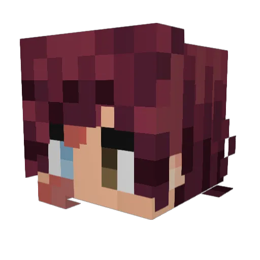 Mutant3000 Minecraft avatar head, 3D render