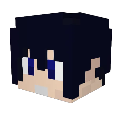 MutantDread Minecraft avatar head, 3D render