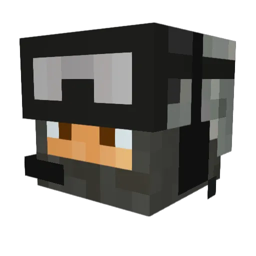 Mutant_Illes Minecraft avatar head, 3D render