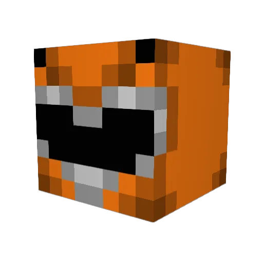 Mutantfish14 Minecraft avatar head, 3D render
