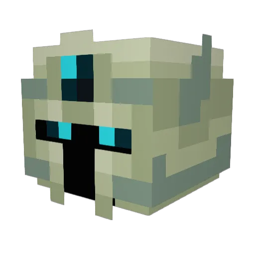 Mute_16 Minecraft avatar head, 3D render
