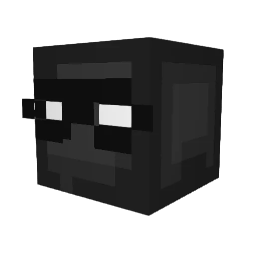 Mutesam033 Minecraft avatar head, 3D render