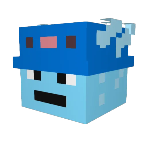 MutluMenemen58 Minecraft avatar head, 3D render