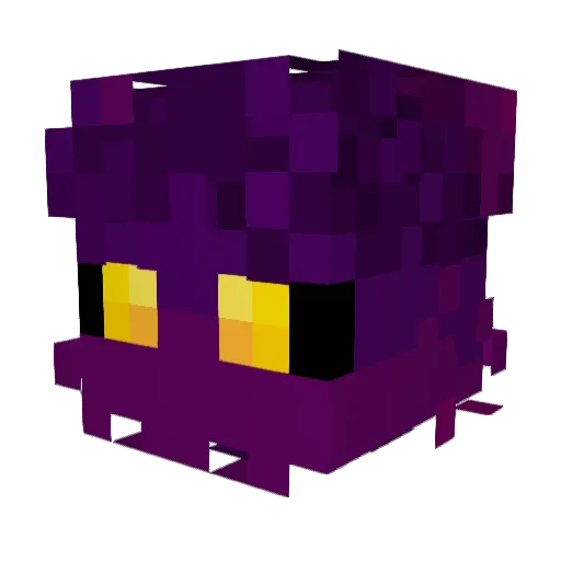 Mutso Minecraft avatar head, 3D render