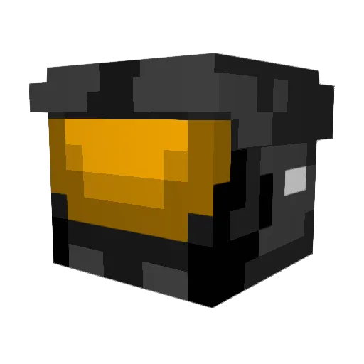 MutsuX Minecraft avatar head, 3D render