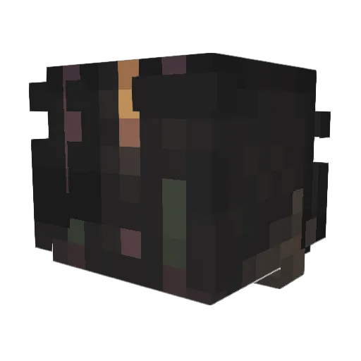 Muushroomm Minecraft avatar head, 3D render