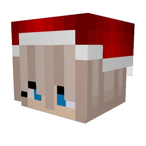 Muusshy Minecraft avatar head, 3D render