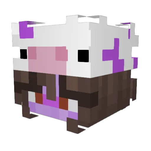MuuuGamer Minecraft avatar head, 3D render
