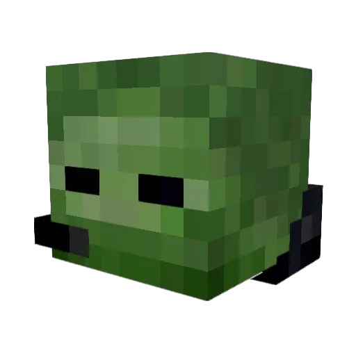 MuuuuuuK Minecraft avatar head, 3D render