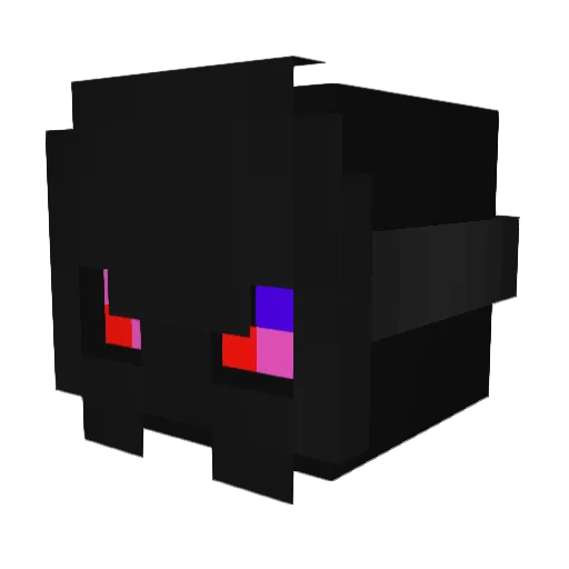 Muvixx Minecraft avatar head, 3D render