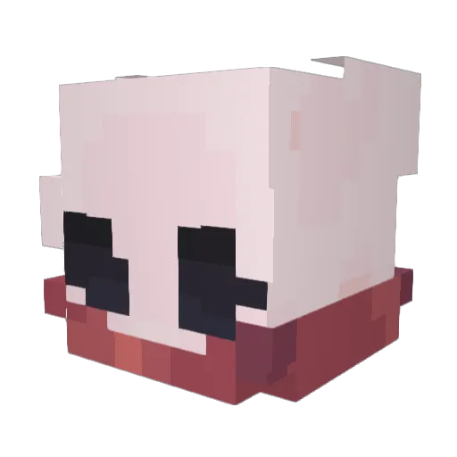 MuzdaripLemon Minecraft avatar head, 3D render