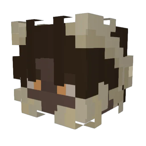 Mv419 Minecraft avatar head, 3D render