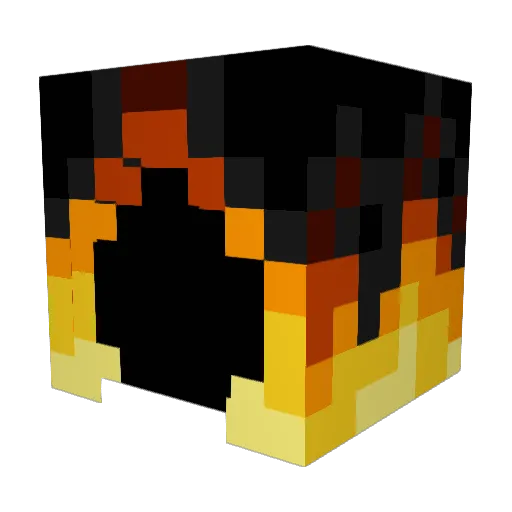 MvP_Uprising Minecraft avatar head, 3D render