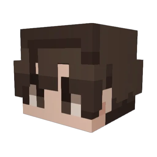 Mvgames12 Minecraft avatar head, 3D render