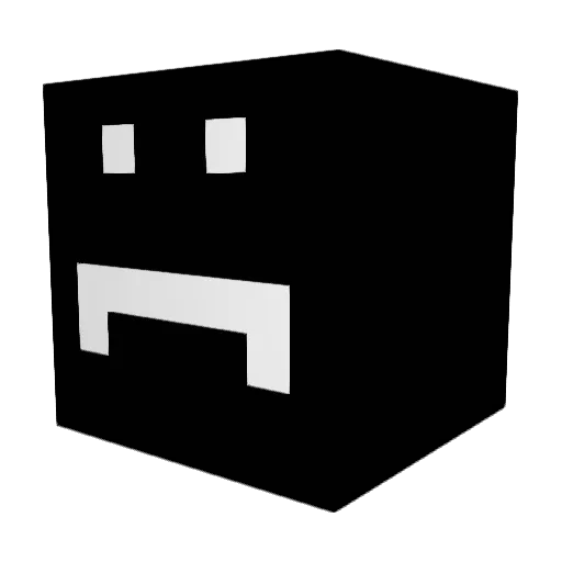 Mvne Minecraft avatar head, 3D render