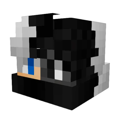 Mvngoh Minecraft avatar head, 3D render
