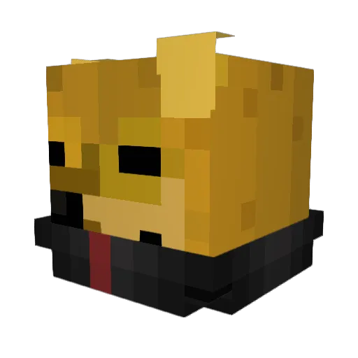 Mvnifest Minecraft avatar head, 3D render