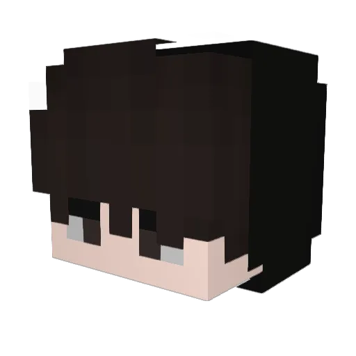 Mvnition Minecraft avatar head, 3D render