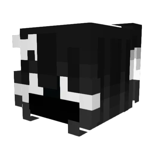 Mvnsoryy Minecraft avatar head, 3D render