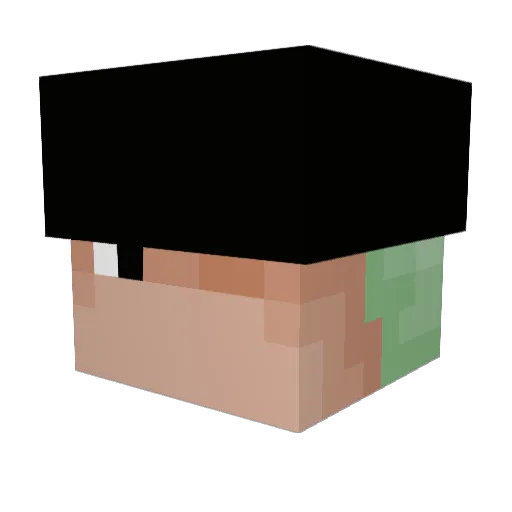Mvrshvlll Minecraft avatar head, 3D render