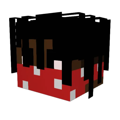 Mvtthew Minecraft avatar head, 3D render