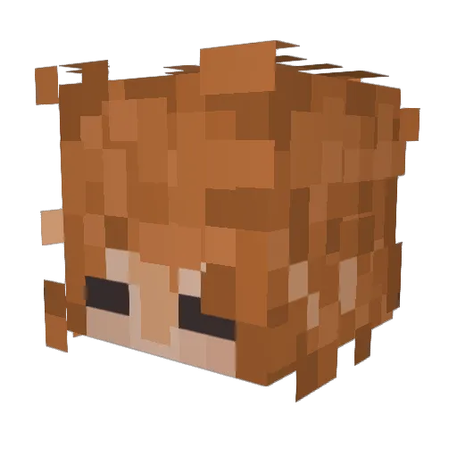 Mwahx4 Minecraft avatar head, 3D render