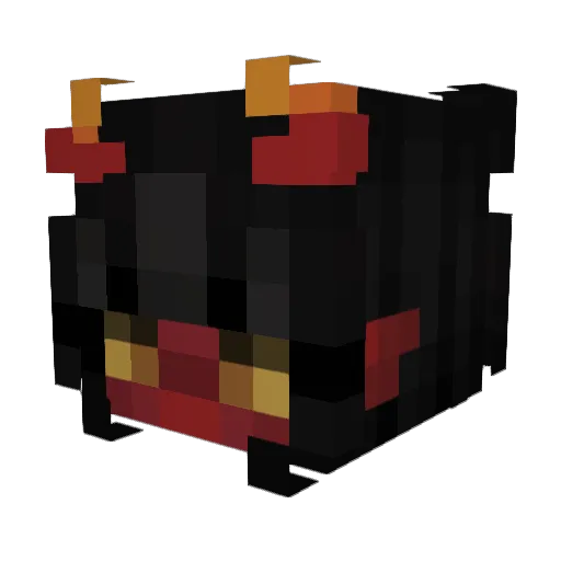Mwerebi Minecraft avatar head, 3D render
