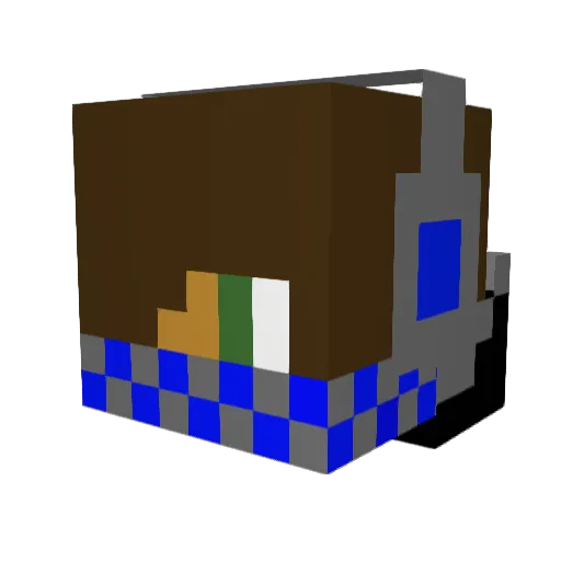 Mwgs Minecraft avatar head, 3D render