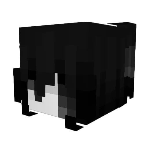 Mwrci Minecraft avatar head, 3D render