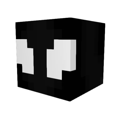 Mx1_22 Minecraft avatar head, 3D render