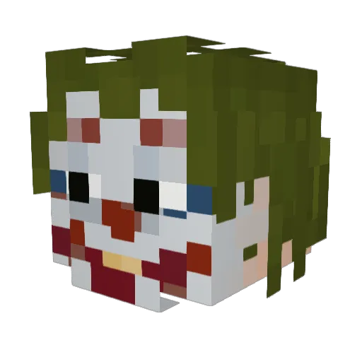 MxD080 Minecraft avatar head, 3D render