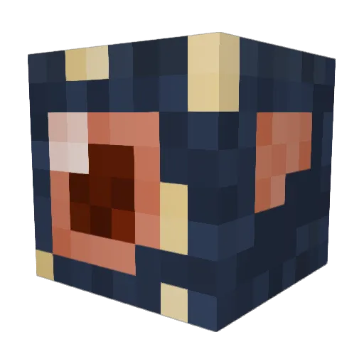 MxEquinox Minecraft avatar head, 3D render