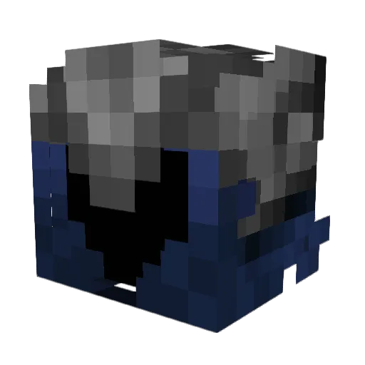 MxGodders Minecraft avatar head, 3D render