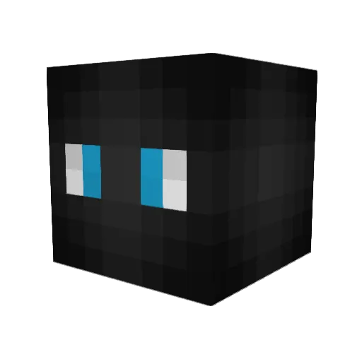 MxRiderf Minecraft avatar head, 3D render